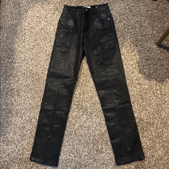 Frame Denim Black High Rise Jeans - Picture 9 of 10